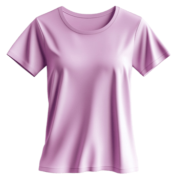 Pink T-Shirt on Transparent Background png
