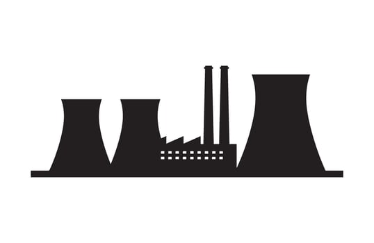 Energy Production Factory Smoke Pollution Air vector