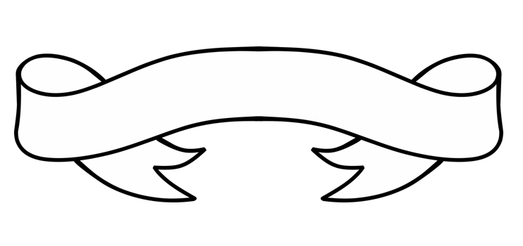 Line Illustration ribbon isolated png
