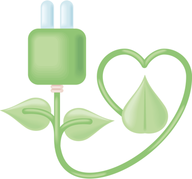 green plug saving energy png