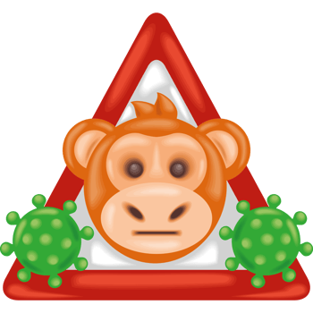 sign warning about monkeypox virus png