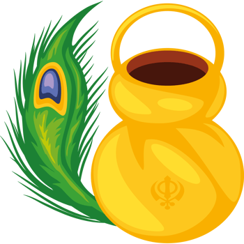 clay vase and peacock feather png
