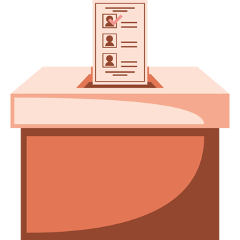 vote box and ballot png