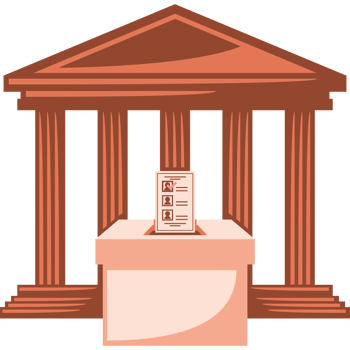 voting box and vote ballot png