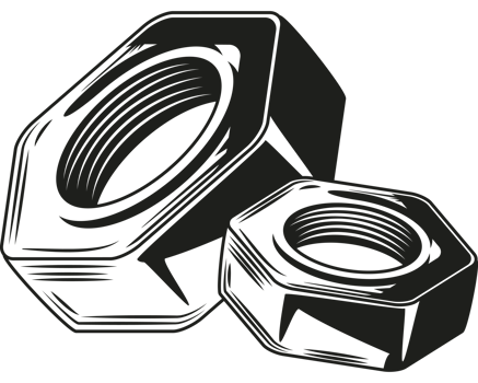 nuts mechanic tool sketch style png