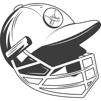 cricket sport helmet sketch style png