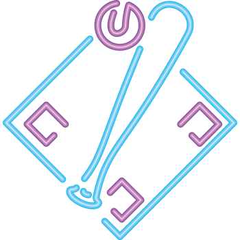 baseball bat and ball sport neon lighs png