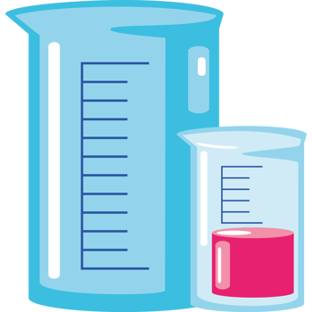 chemical laboratory cups equipment icon png
