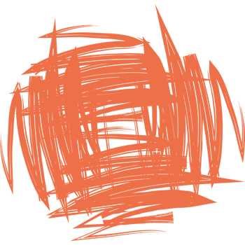 brushstroke of shapes messy png