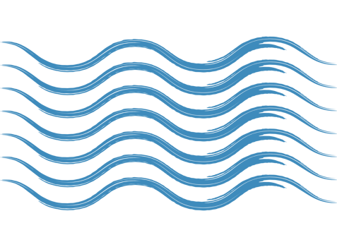 waves brush stroke geometric shape png