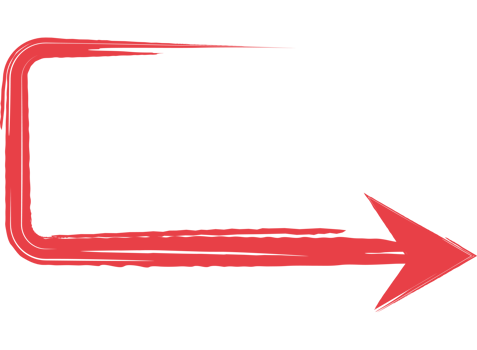 red arrow brush stroke png