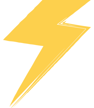 thunderbolt geometric shape png