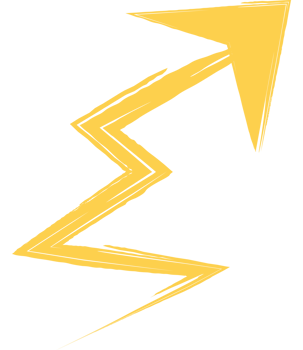 lightning arrow geometric shape png