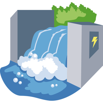 hydro renewable energy station png