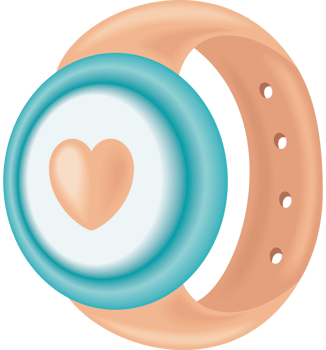 smart watch measure heart rate png