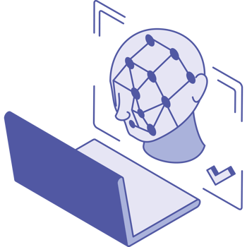 biometric cyber security isometric png