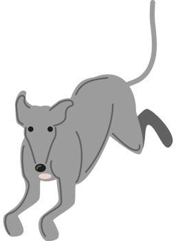 greyhound dog animal icon png