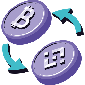 bitcoin and binance cryptocurrency icon png