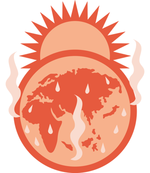 earth sun global warming png