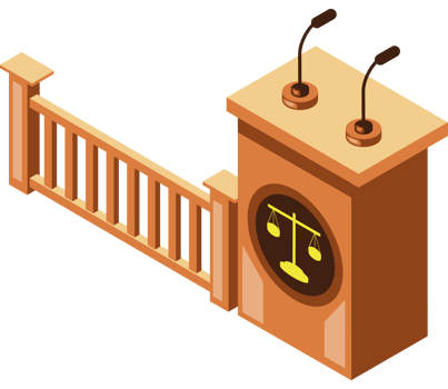 courtroom microphone stand isometric png