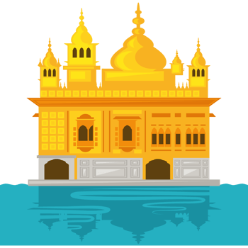 golden temple isolated png