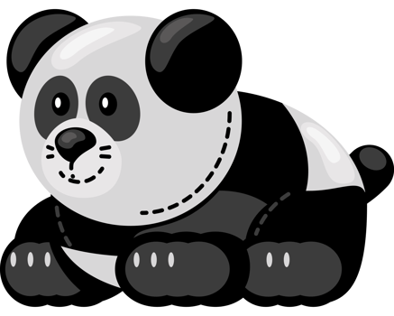 stuffed panda toy png