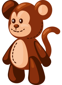stuffed monkey toy png