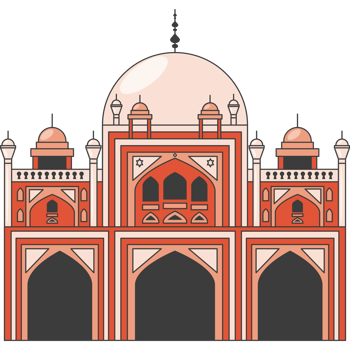humayun tomb in india png
