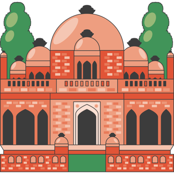 humayun tomb exterior png