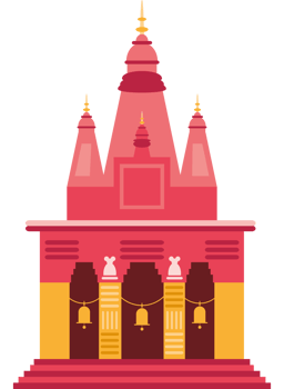 durga temple indian monument png
