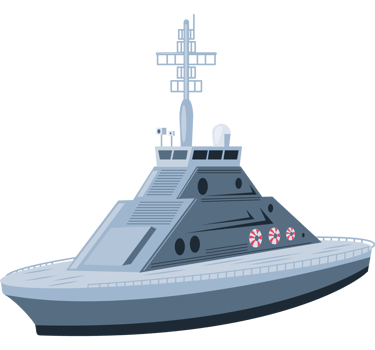 navy ship isolated icon png