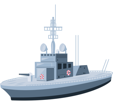 navy warship illustration png