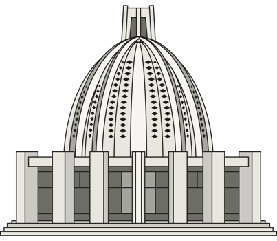 bahai temple structure png