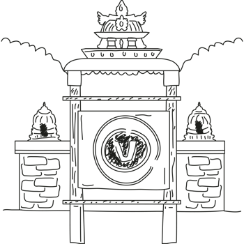 lord venkateswara temple in tirumala png