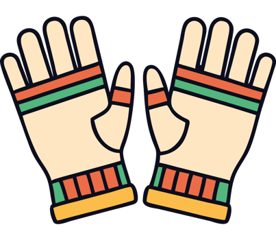 Insulated gloves for outdoor adventure png