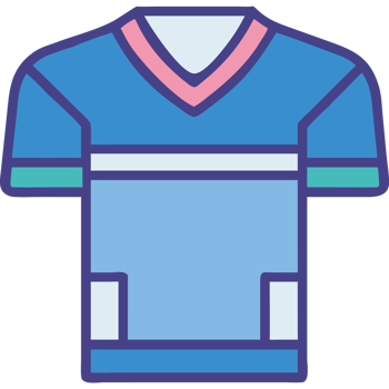 Sports tshirt athletic wear fitness clothing icon png
