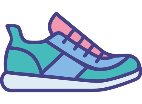 Running sneaker sport footwear fitness icon png