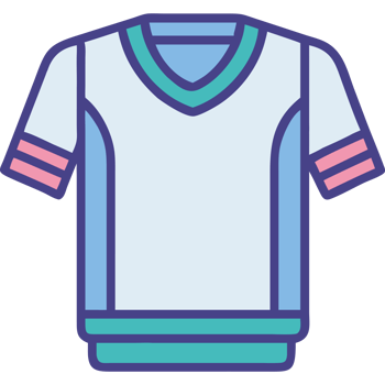 Sports tshirt breathable athletic fitness wear icon png