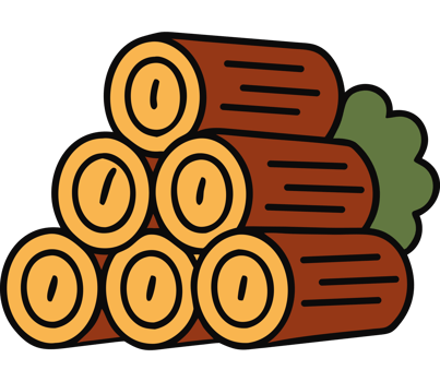 Camping firewood pile outdoor supply png