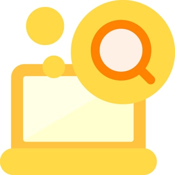 Search Flat Element Style vector