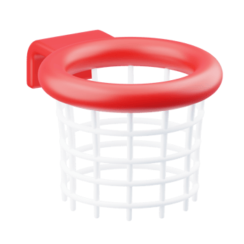 Basketball hoop basket png