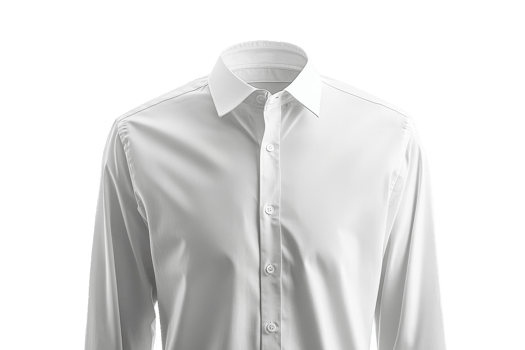 Stylish White Dress Shirt, Formal Attire, Elegant Fabric, cut out transparent png