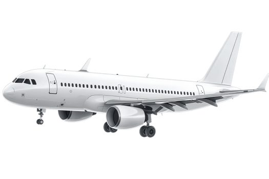 Airplane illustration, transportation for travel, cutout transparent png