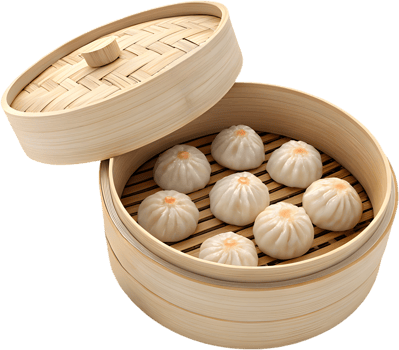 Delicious dumplings and dim sum food designs for food lovers. . png