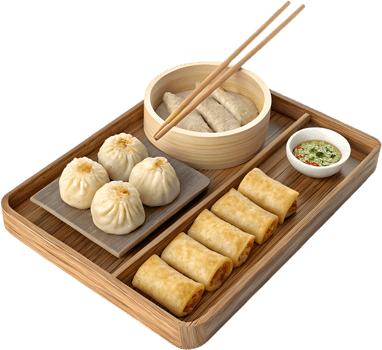 High-quality dim sum clipart showcasing the best of Chinese cuisine. . png