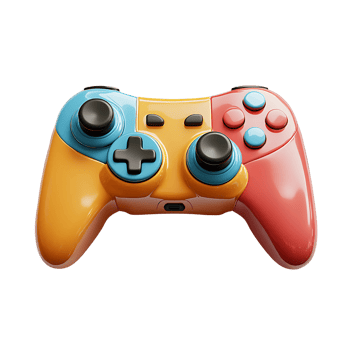 Colorful Game Controller png