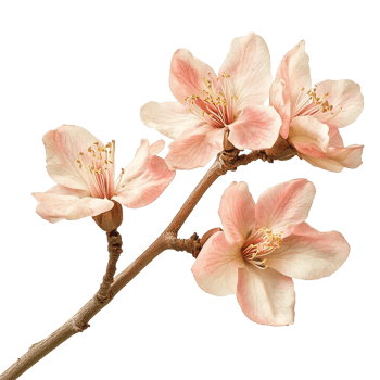 Beautiful Shorea Robusta flowers isolated on Transparent background showcasing delicate pink petals and vibrant details, Image lotus flower isolated on background png