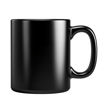 Black Mug for Tea or Coffee png
