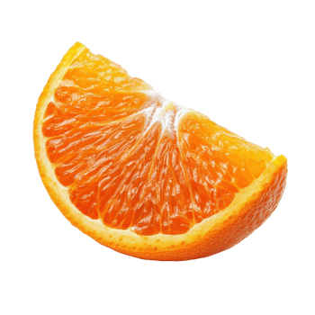 Half tangerine isolated on white background highlighting its juicy orange segments ready for consumption, half tangerine or clementineisolated on white background png