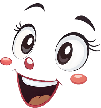 Minimalist Joyful Face with Elegant Curved Features. . png